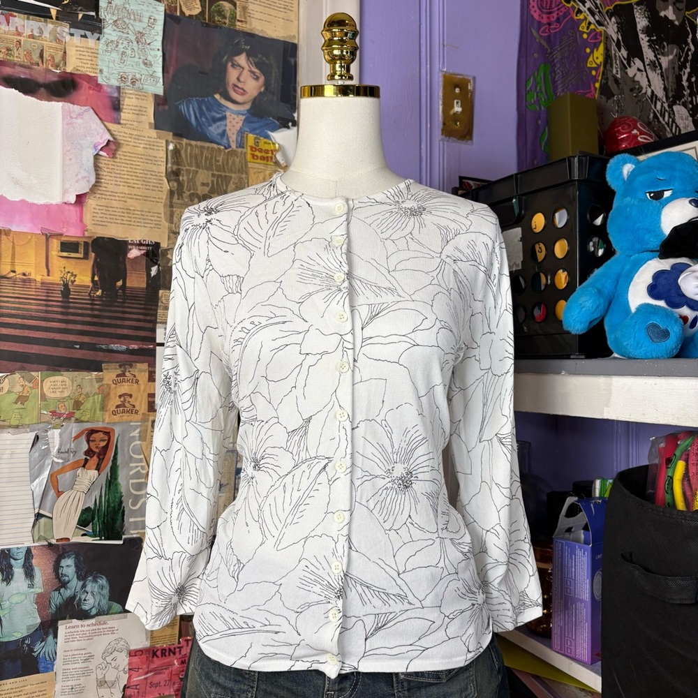 Floral Button-Up Top